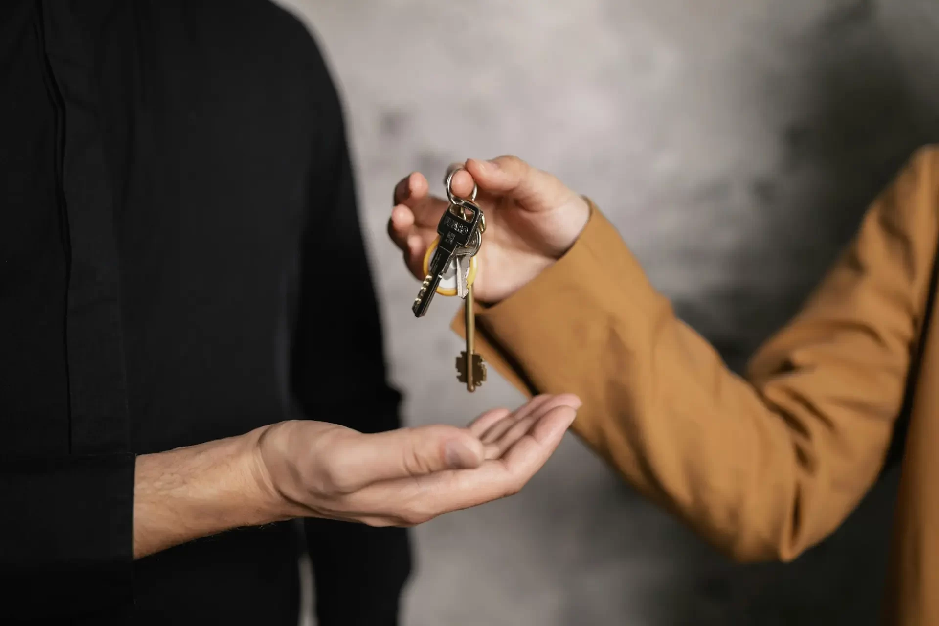 handing over keys