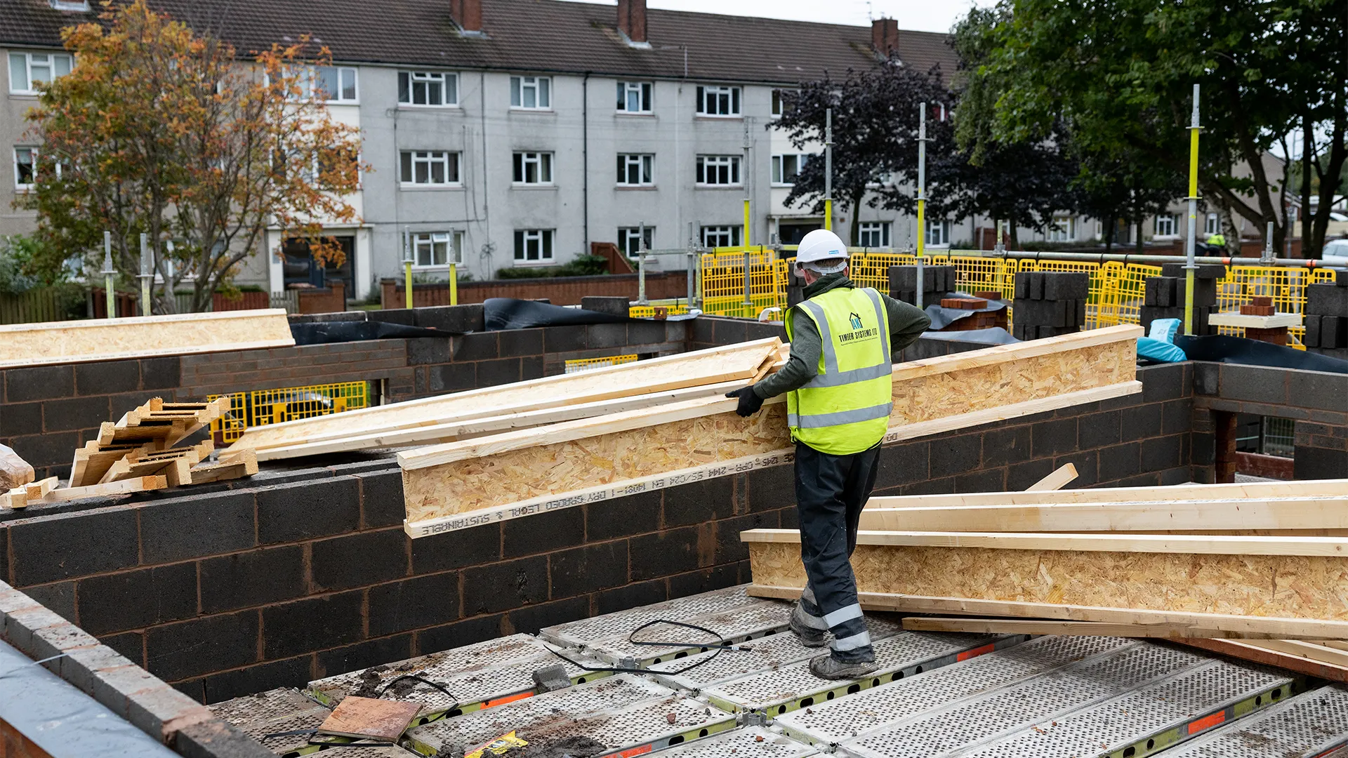 Construction site at The learning Foundry