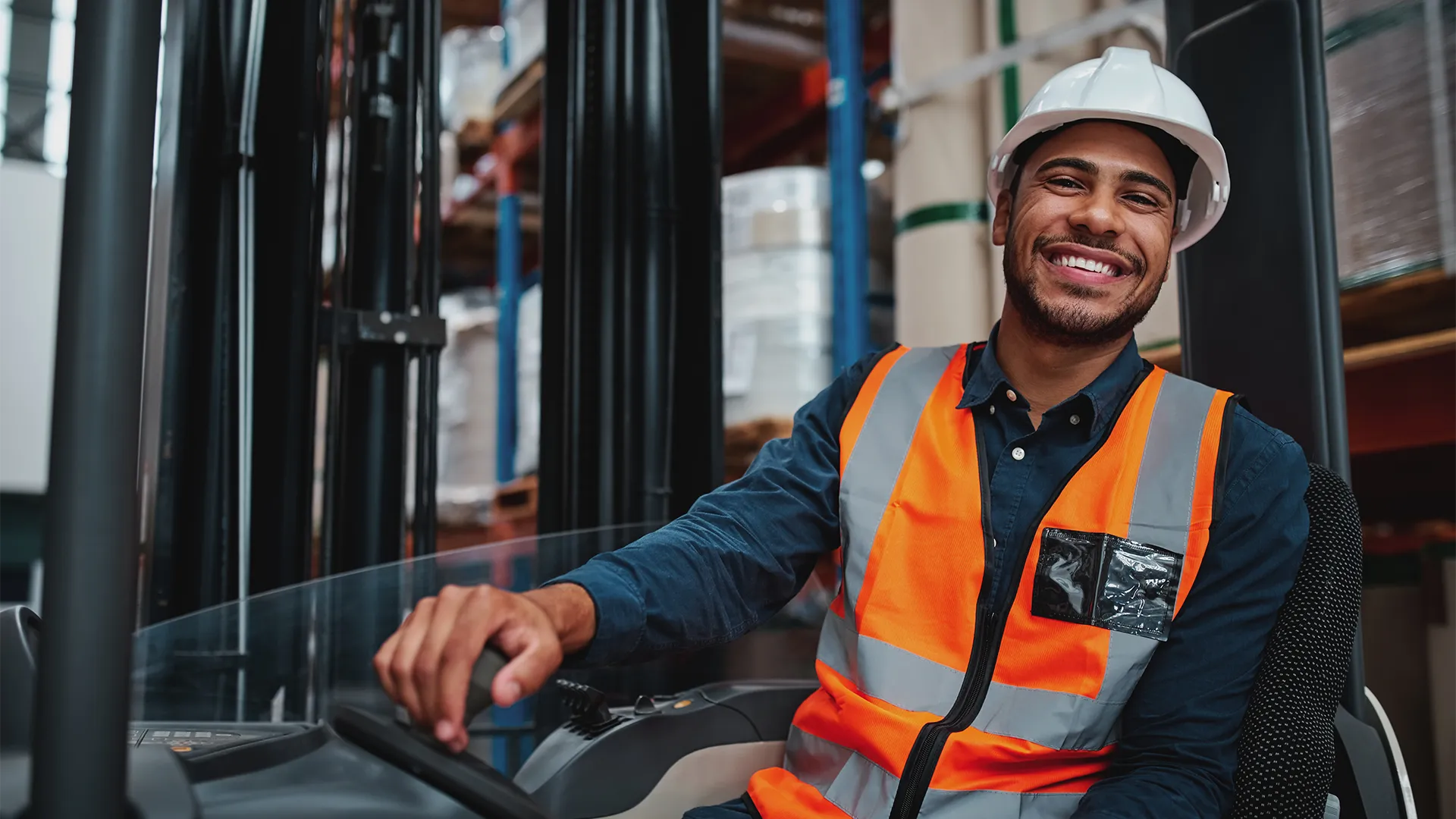 Guy on a forklift